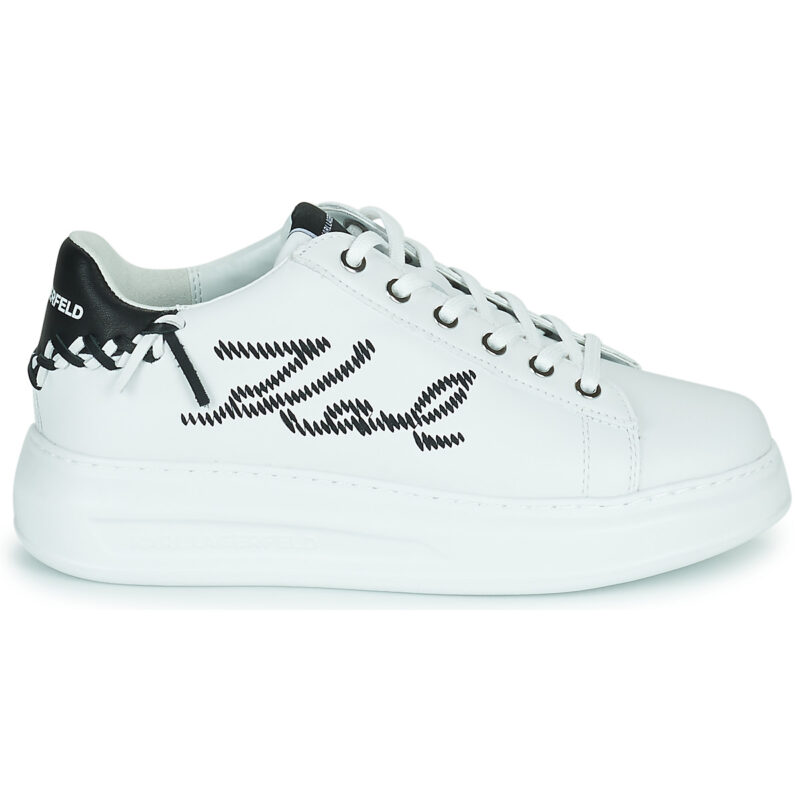 Karl Lagerfeld KAPRI Whipstitch Lo Lace Bianco Sneakers basse Donna - 2