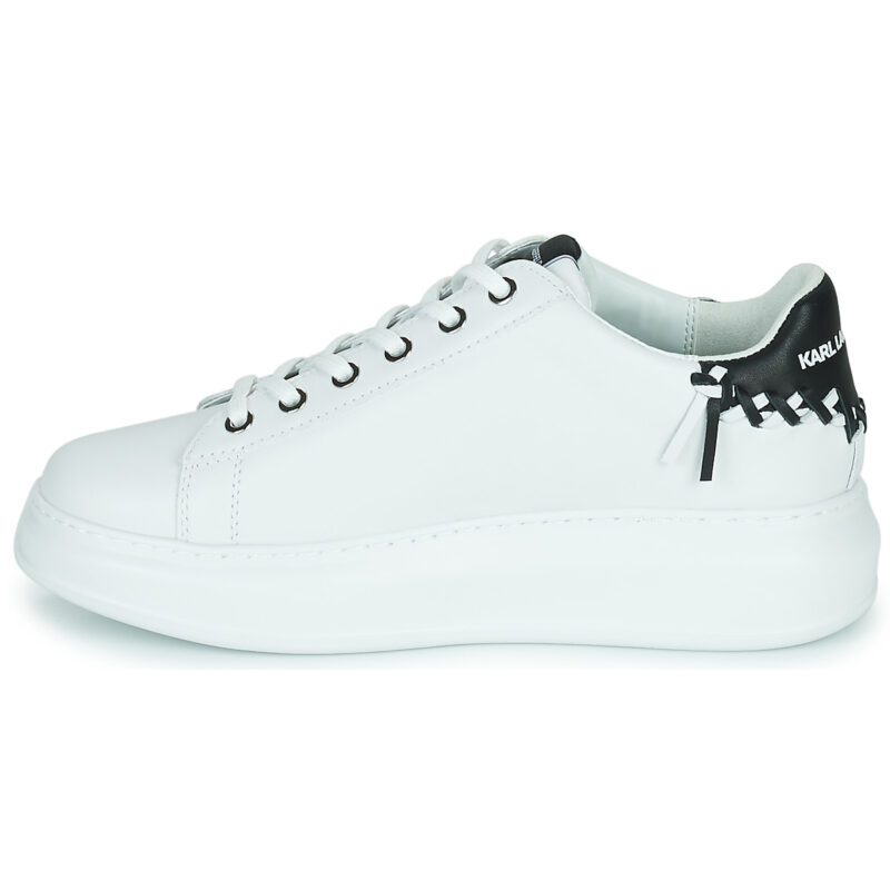 Karl Lagerfeld KAPRI Whipstitch Lo Lace Bianco Sneakers basse Donna - 4