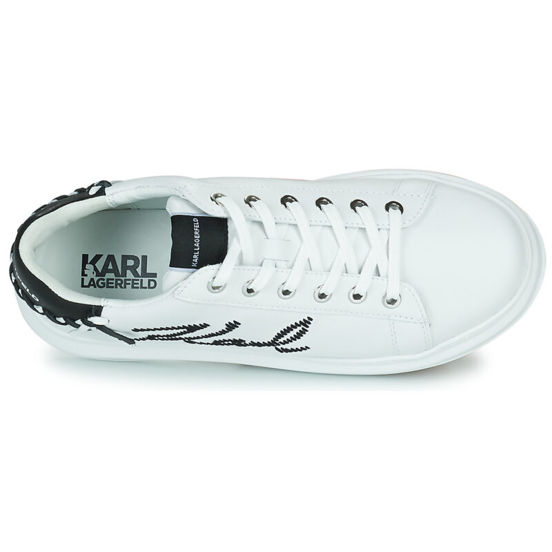 Karl Lagerfeld KAPRI Whipstitch Lo Lace Bianco Sneakers basse Donna - 6