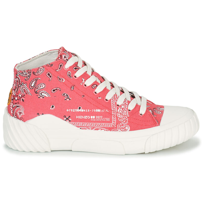 Kenzo TIGER CREST HIGH TOP SNEAKERS Rosa Sneakers alte Donna - 2