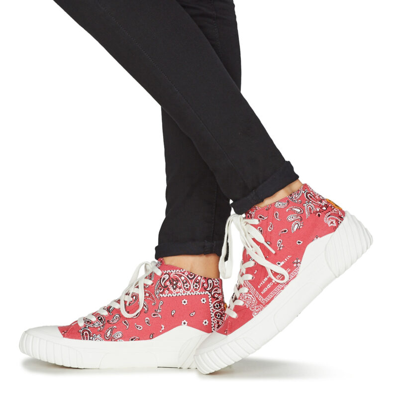 Kenzo TIGER CREST HIGH TOP SNEAKERS Rosa Sneakers alte Donna - 8