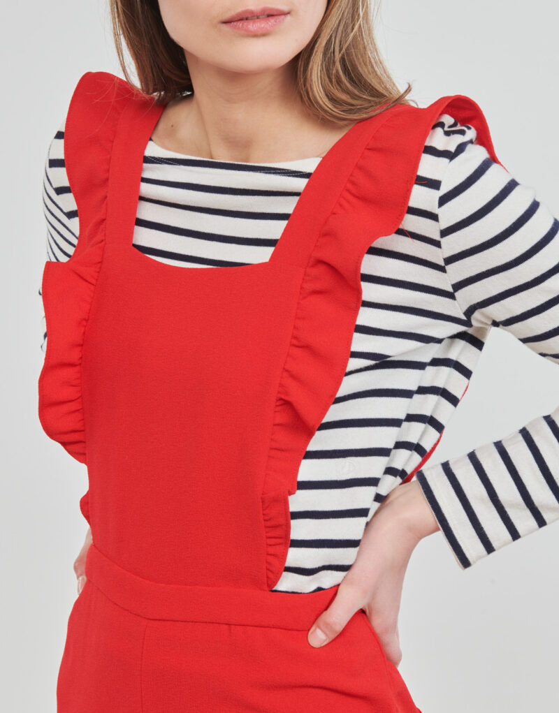 Tute / Jumpsuit Naf Naf EJENNY Rosso Tute / Jumpsuit Donna - 5