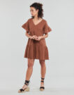 Kurzes Kleid Naf Naf KMIRANDA Bordeaux Kurze Kleider Damen - 3