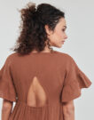 Kurzes Kleid Naf Naf KMIRANDA Bordeaux Kurze Kleider Damen - 5