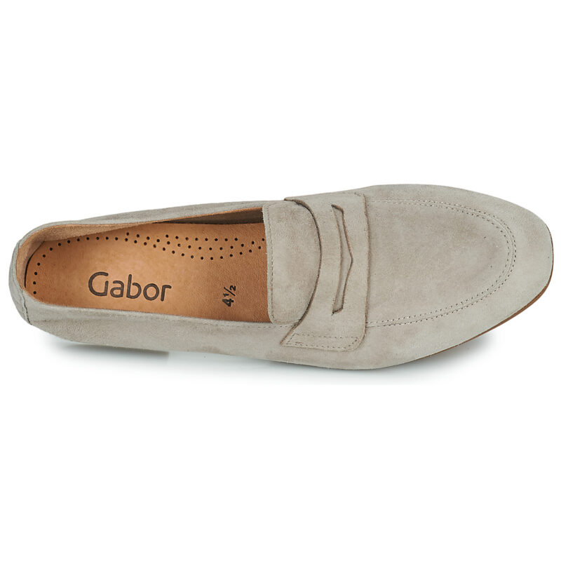 Gabor 8421312 Mocassins beiges pour femmes - 6