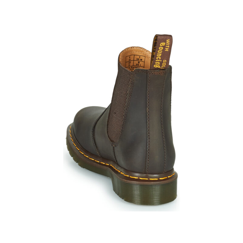 Dr. Martens  2976 YS DARK BROWN CRAZY HORSE  Marrone -  Stivaletti Donna - 5