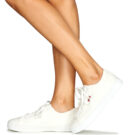 Levis MALIBU 2.0 Wei&szlig;e Low-Sneaker f&uuml;r Damen - Gr&ouml;&szlig;e 8