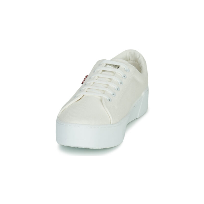 Levis TIJUANA Wei&szlig;e Low-Sneaker f&uuml;r Damen - Gr&ouml;&szlig;e 3
