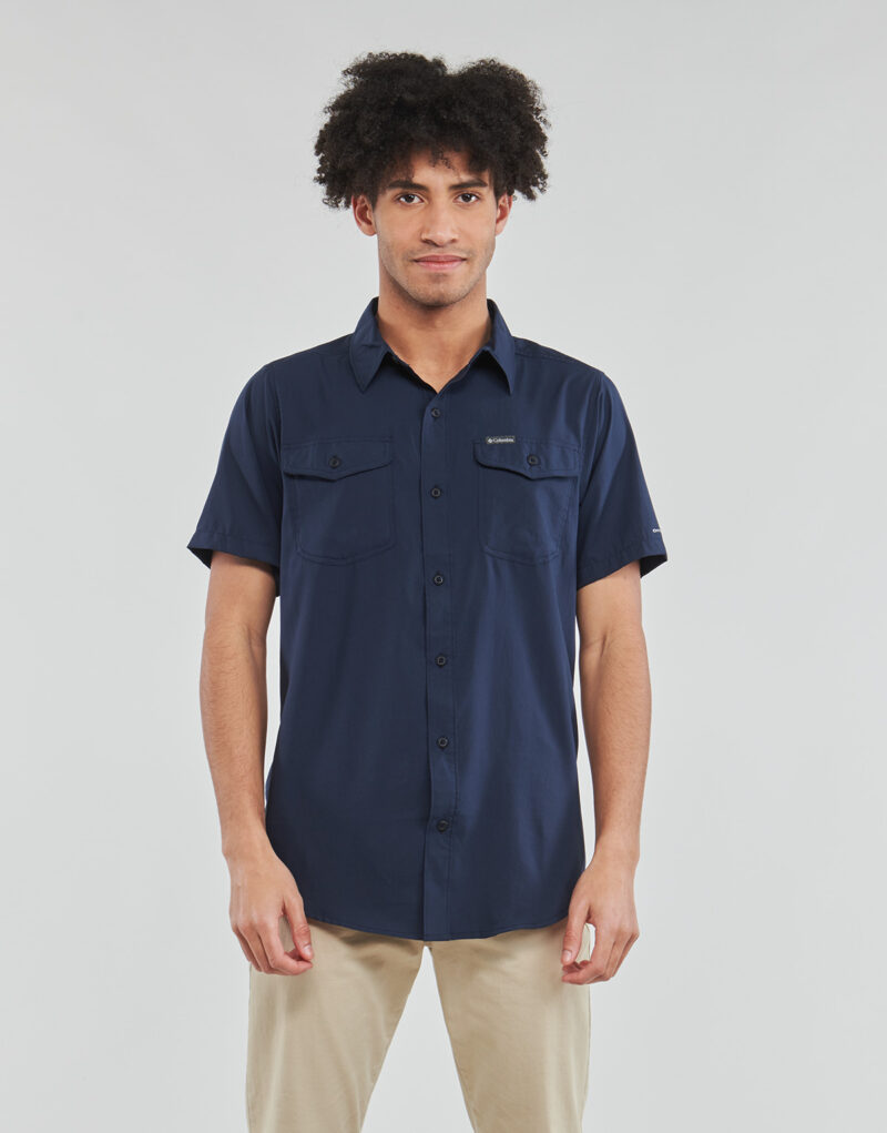 Columbia Utilizer&trade; II Kurzarmhemd, Marineblau, Herren, Gr&ouml;&szlig;e 2