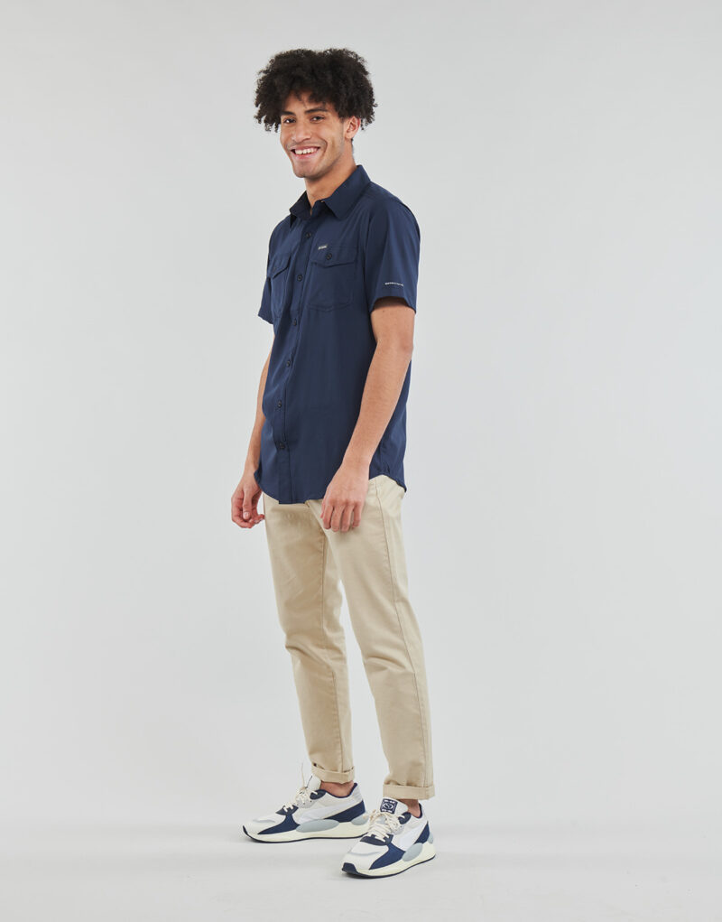 Columbia Utilizer&trade; II Kurzarmhemd, Marineblau, Herren, Gr&ouml;&szlig;e 3