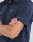 Columbia Utilizer&trade; II Kurzarmhemd, Marineblau, Herren, Gr&ouml;&szlig;e 5