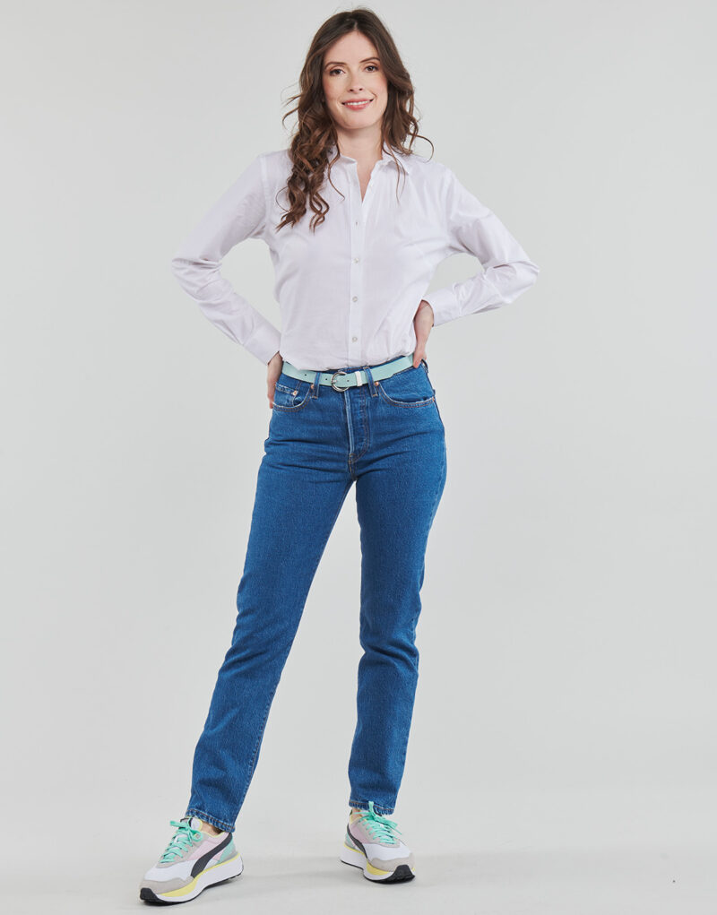 Jeans Mom Levis 501 CROP Blu Jeans Mom Donna - 2