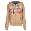 Felpe con cappuccio Geographical Norway FARLOTTE Marrone Felpe con cappuccio Donna