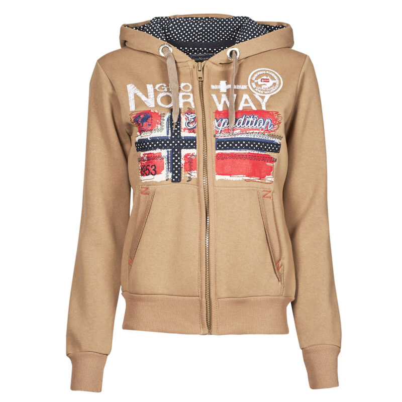 Geographical Norway FARLOTTE Brown Hoodies Hoodies Women - 1