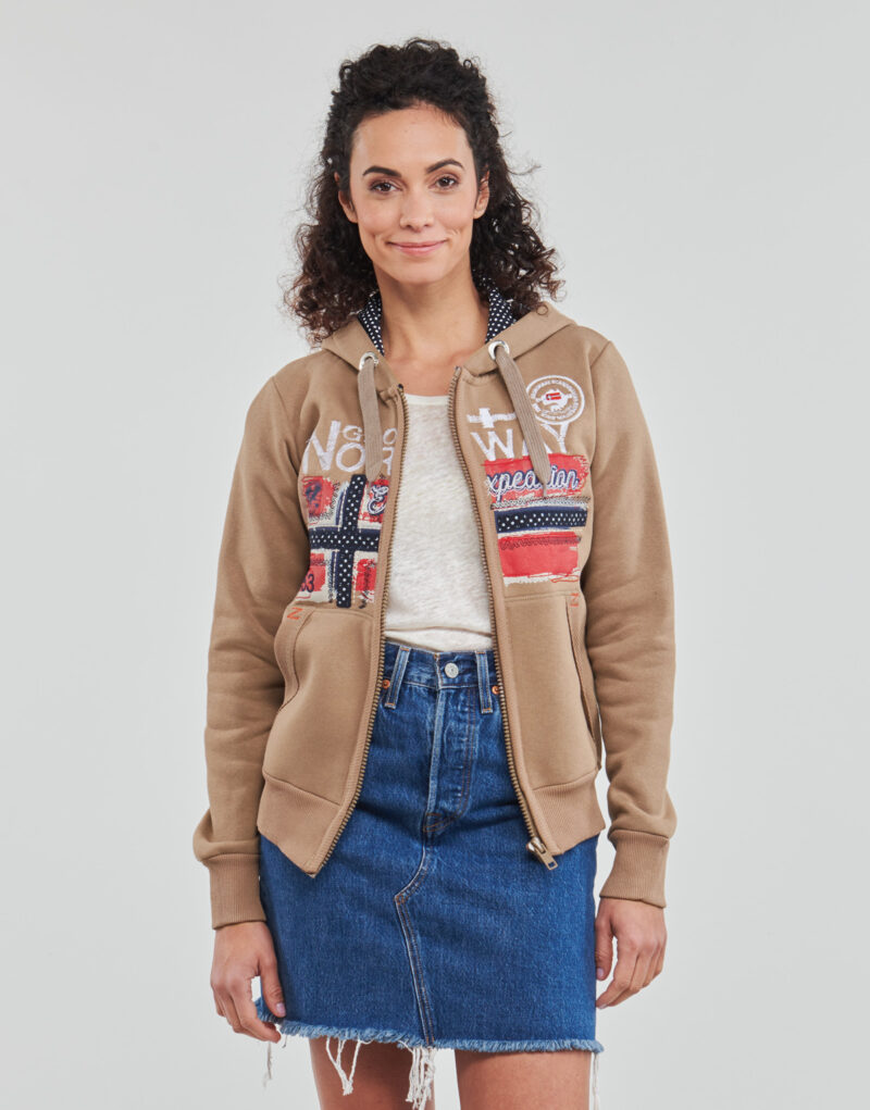 Geographical Norway FARLOTTE Brown Hoodies Hoodies Women - 2