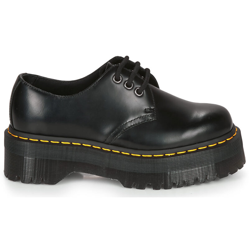 Dr. Martens  1461 QUAD BLACK POLISHED SMOOTH  Nero -  Derby Uomo - 2
