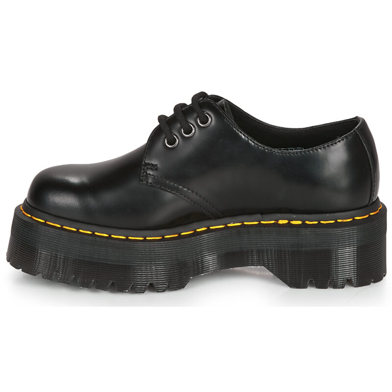 Dr. Martens  1461 QUAD BLACK POLISHED SMOOTH  Nero -  Derby Uomo - 4
