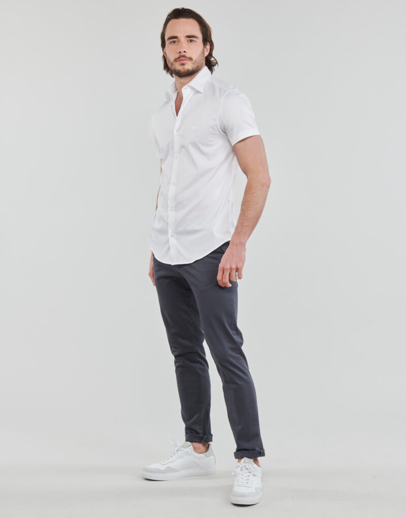 Emporio Armani Kurzarmhemd 8N1C91 Wei&szlig; Kurzarmhemden Herren - 3
