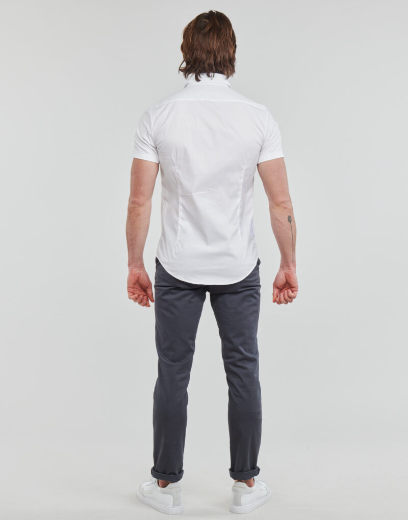 Emporio Armani Kurzarmhemd 8N1C91 Wei&szlig; Kurzarmhemden Herren - 4
