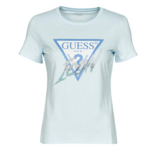 T-shirt  Guess  SS CN ICON TEE  Blu -  T-shirt maniche corte Donna