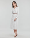 Abito MICHAEL Michael Kors PALM EYELET KATE DRESS Bianco Abiti Lunghi Donna - 2