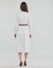 Abito MICHAEL Michael Kors PALM EYELET KATE DRESS Bianco Abiti Lunghi Donna - 4