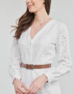 Abito MICHAEL Michael Kors PALM EYELET KATE DRESS Bianco Abiti Lunghi Donna - 5