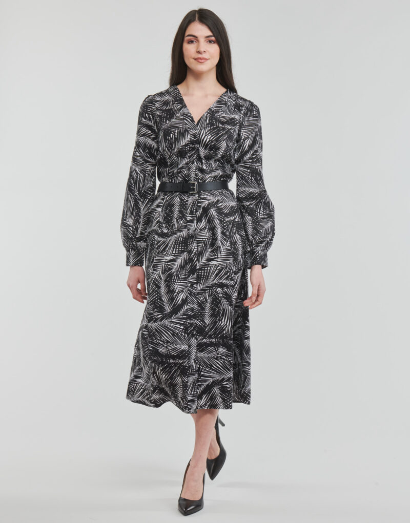 Dress MICHAEL Michael Kors SONORAN PALM KATE DRS Nero Abiti Lunghi Donna - 2