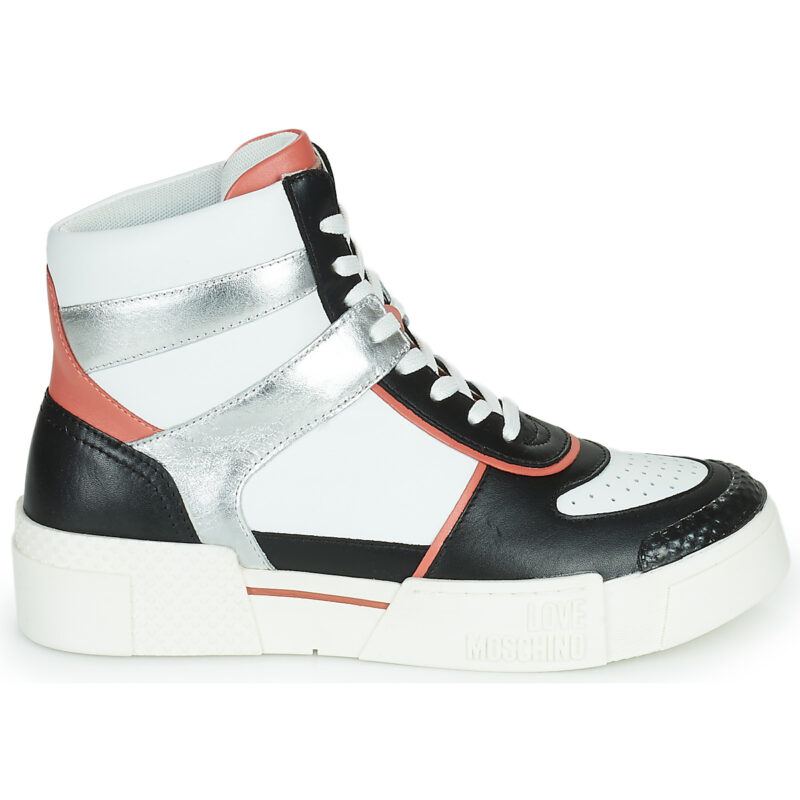 Love Moschino JA15635G0E Baskets montantes multicolores pour femmes - Pointure 2