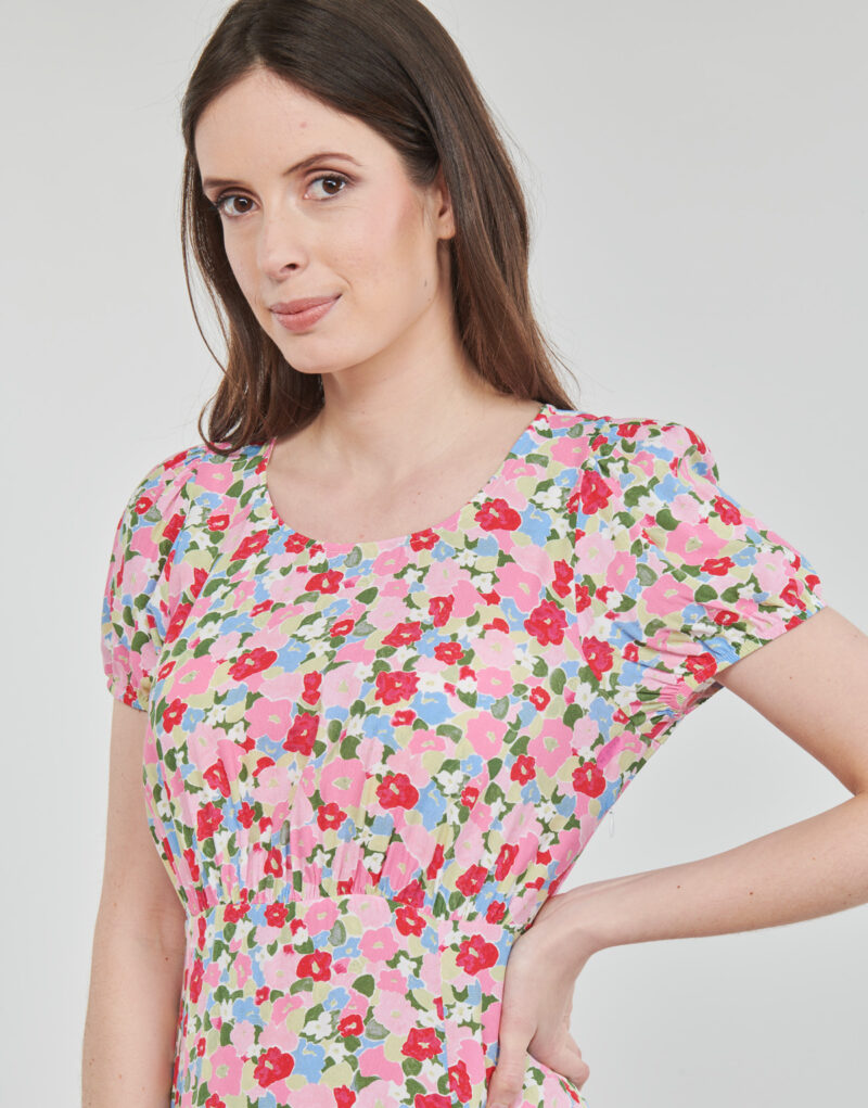 Abito Naf Naf KROSALIA R1 Rosa Abiti Lunghi Donna - 5
