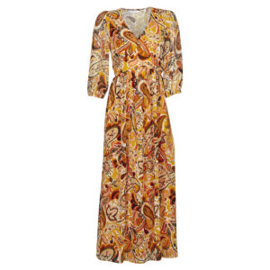 Abito   Naf Naf  KSAHARA  Giallo -   Abiti Lunghi Donna