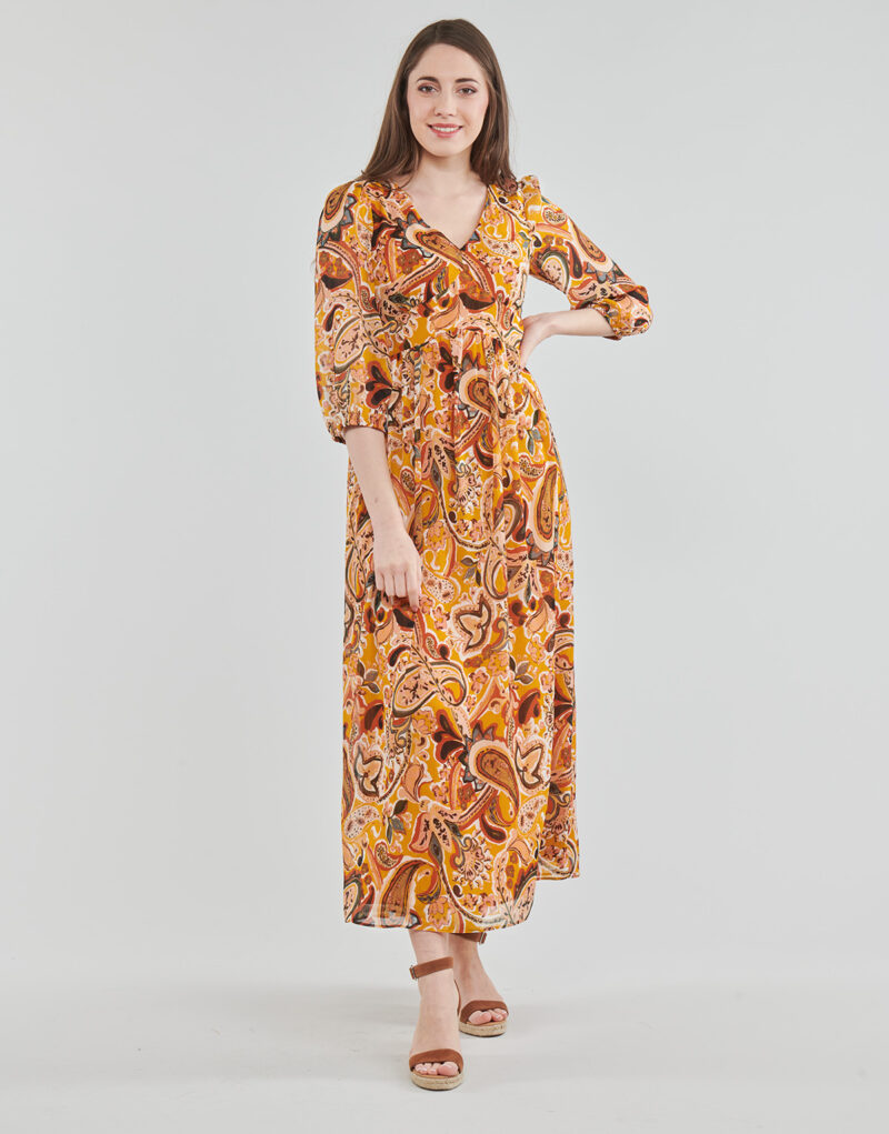 Abito   Naf Naf  KSAHARA  Giallo -   Abiti Lunghi Donna - 2