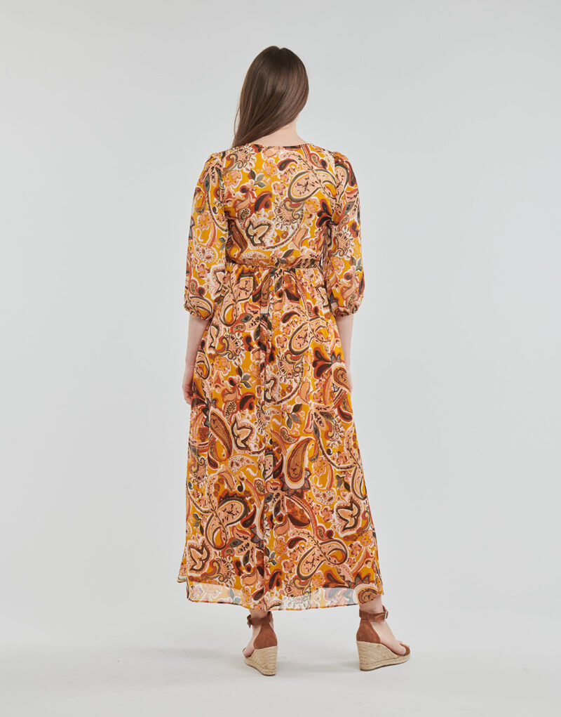 Abito   Naf Naf  KSAHARA  Giallo -   Abiti Lunghi Donna - 4