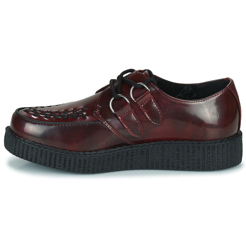 TUK Viva Low Creeper Burgundy Rouge Derby Femme - 4