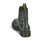 Dr. Martens  1460 Gunmetal Wild Croc Emboss  Nero -  Stivaletti Donna - 5