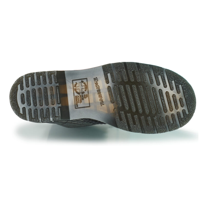 Dr. Martens  1460 Gunmetal Wild Croc Emboss  Nero -  Stivaletti Donna - 7
