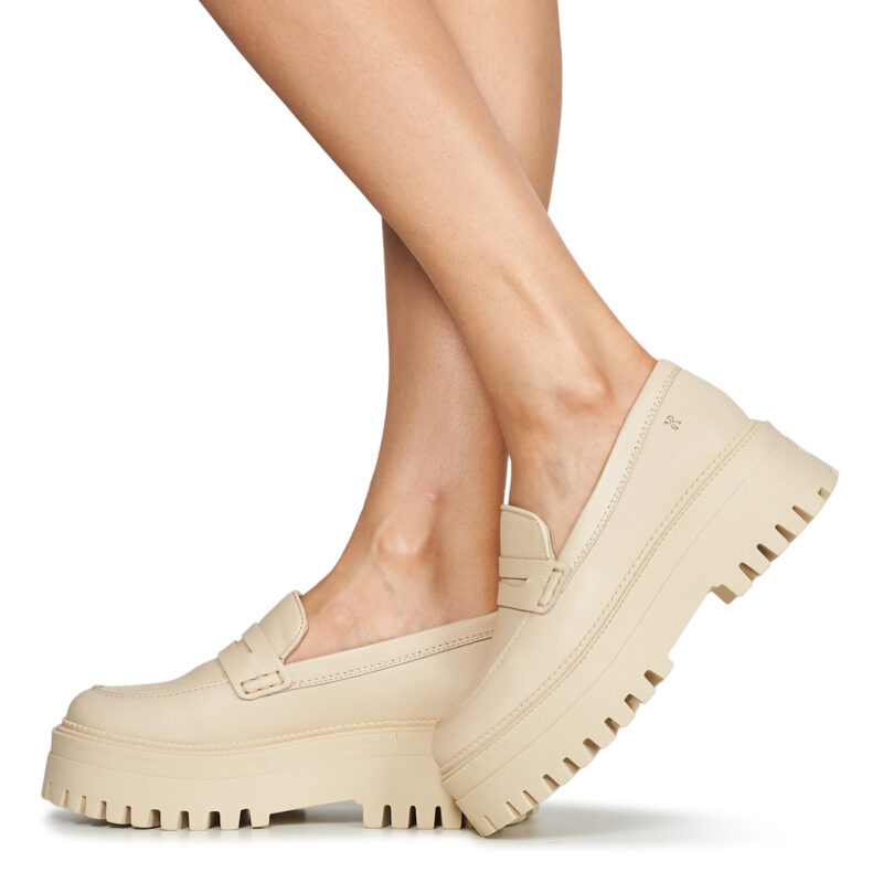 Bronx Groovy-chunks Beige Mocassins Femme - 8