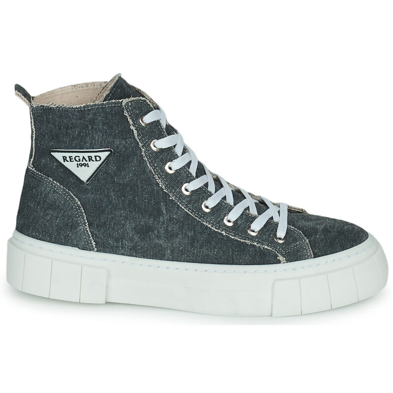 Regard NANCY V2 TOILE GRIGIO Grigio Sneakers alte Donna - 2