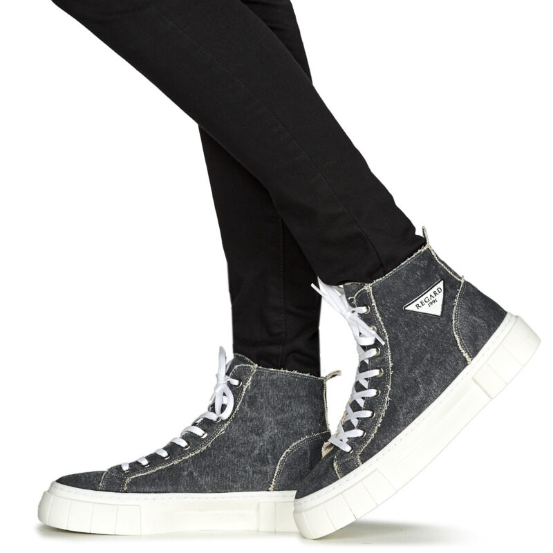 Regard NANCY V2 TOILE GRIGIO Grigio Sneakers alte Donna - 8