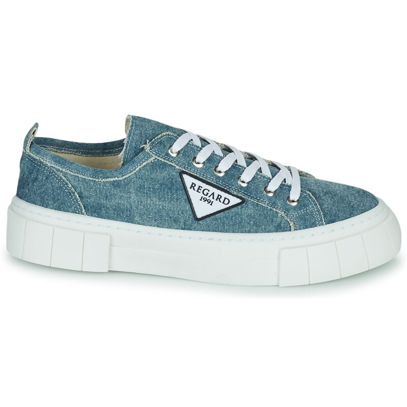 Regard NICE V2 TOILE JEAN Blu Sneakers basse Donna - 2