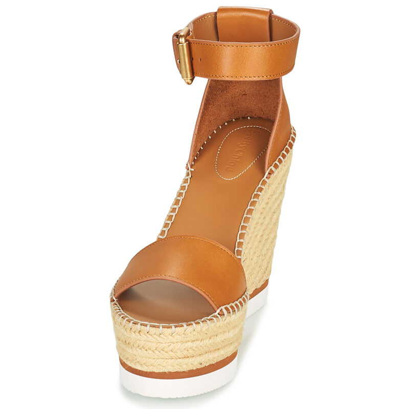 See by Chlo&eacute; GLYN SB26152 Braune Espadrilles Damen - Gr&ouml;&szlig;e 3