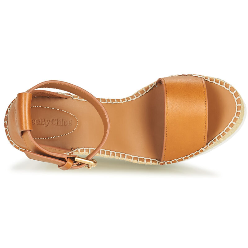 See by Chlo&eacute; GLYN SB26152 Braune Espadrilles Damen - Gr&ouml;&szlig;e 6