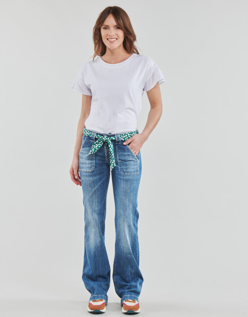 Schlagjeans Le Temps des Cerises JFFLARE0W9040 Blu Jeans Flare Donna - 2