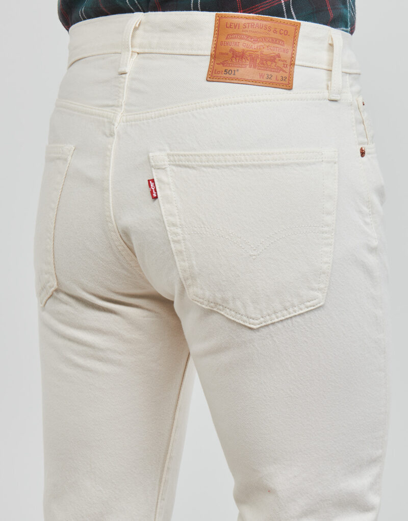 Jeans  Levis  501® LEVI'S ORIGINAL  Bianco -  Jeans Uomo - 5