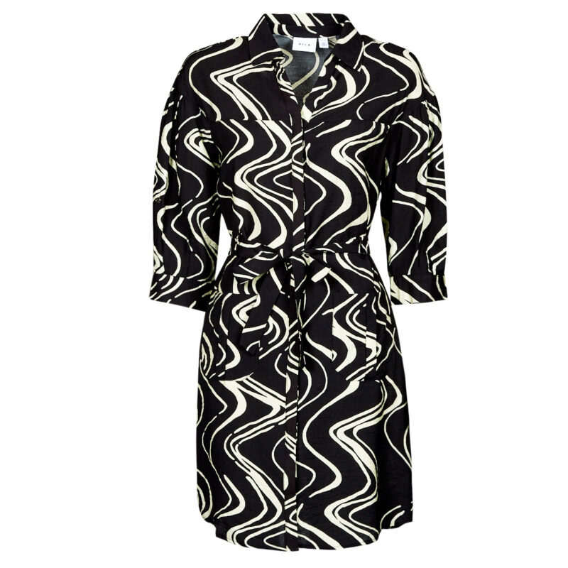 Abito corto Vila VILIZETTE Nero Abiti corti Donna - 1
