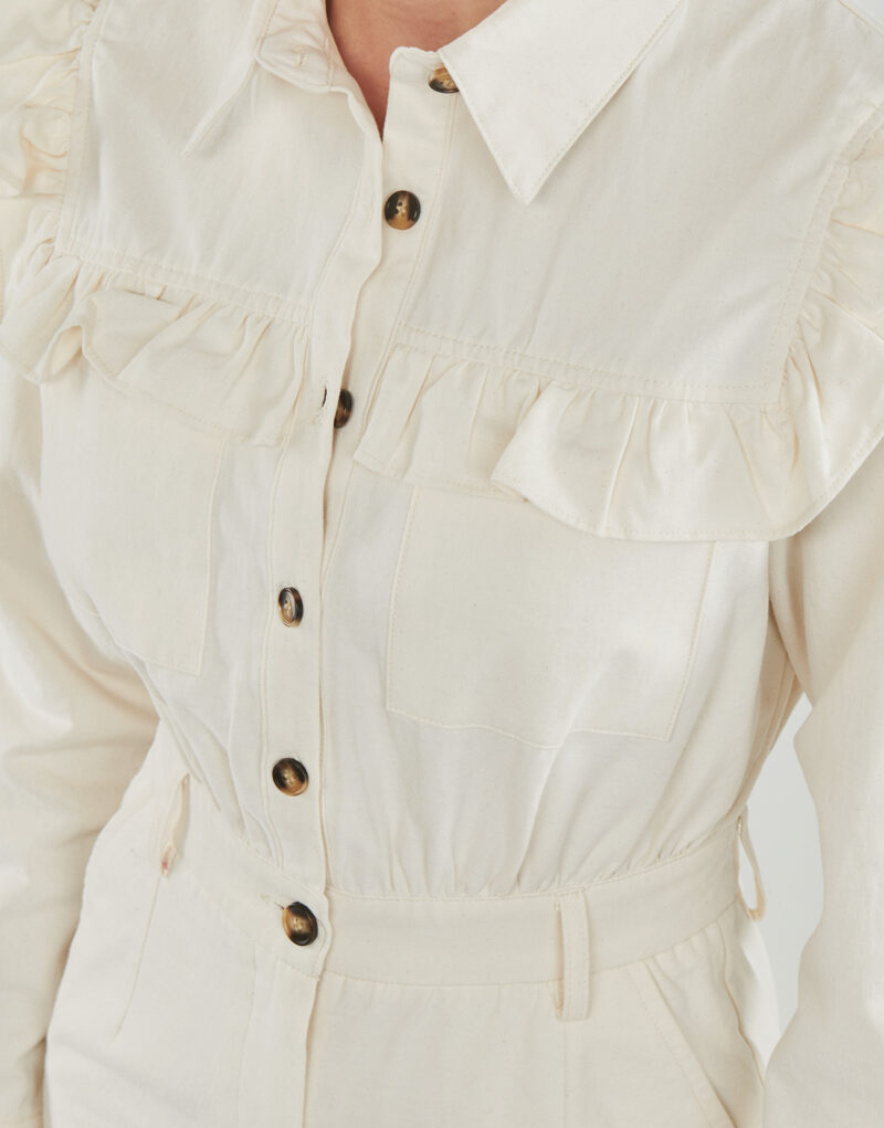 Tute / Jumpsuit Betty London SOLEY Bianco Tute / Jumpsuit Donna - 5