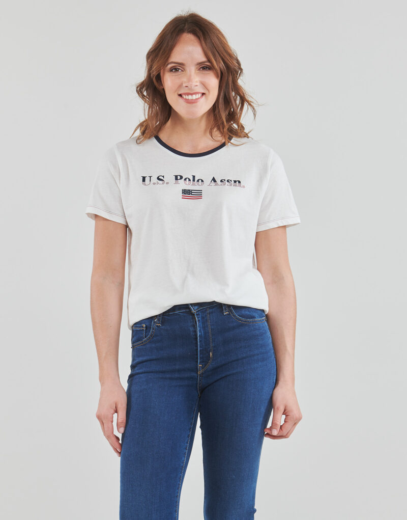 T-shirt U.S Polo Assn. LETY 51520 CPFD Bianco T-shirt maniche corte Donna - 2