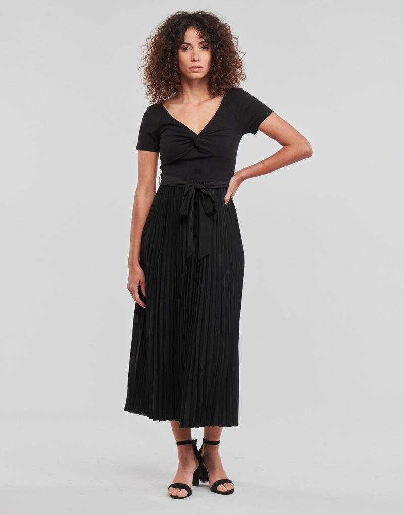 Abito Guess OFF SHOULDER ERYNN DRESS Nero Abiti Lunghi Donna - 2