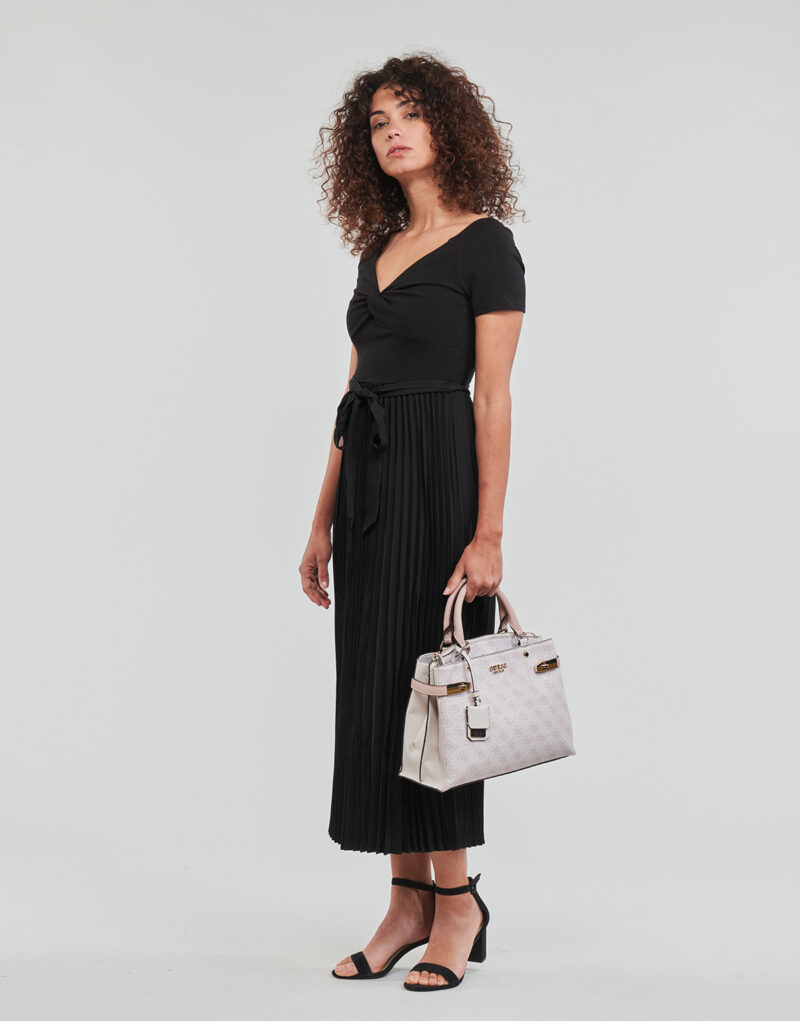 Abito Guess OFF SHOULDER ERYNN DRESS Nero Abiti Lunghi Donna - 3