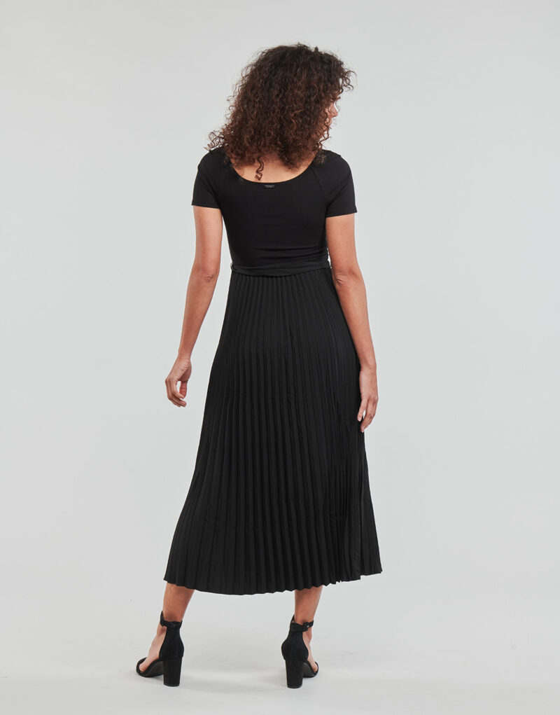 Abito Guess OFF SHOULDER ERYNN DRESS Nero Abiti Lunghi Donna - 4
